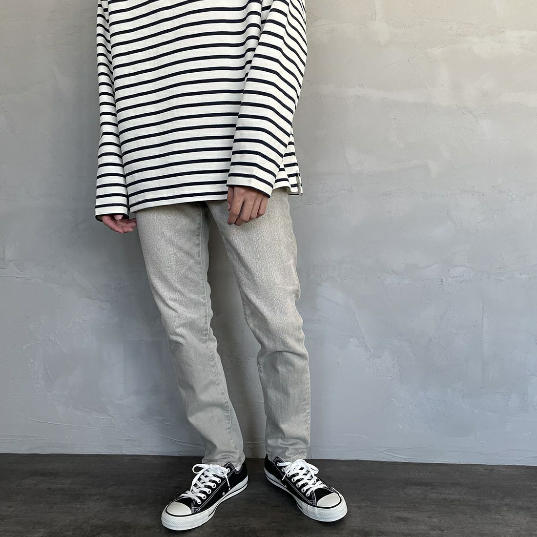 YANUK [ヤヌーク] テーパード PHILIP2/フィリップ2 [57231012] OCL &&モデル身長：168cm 着用サイズ：28&&