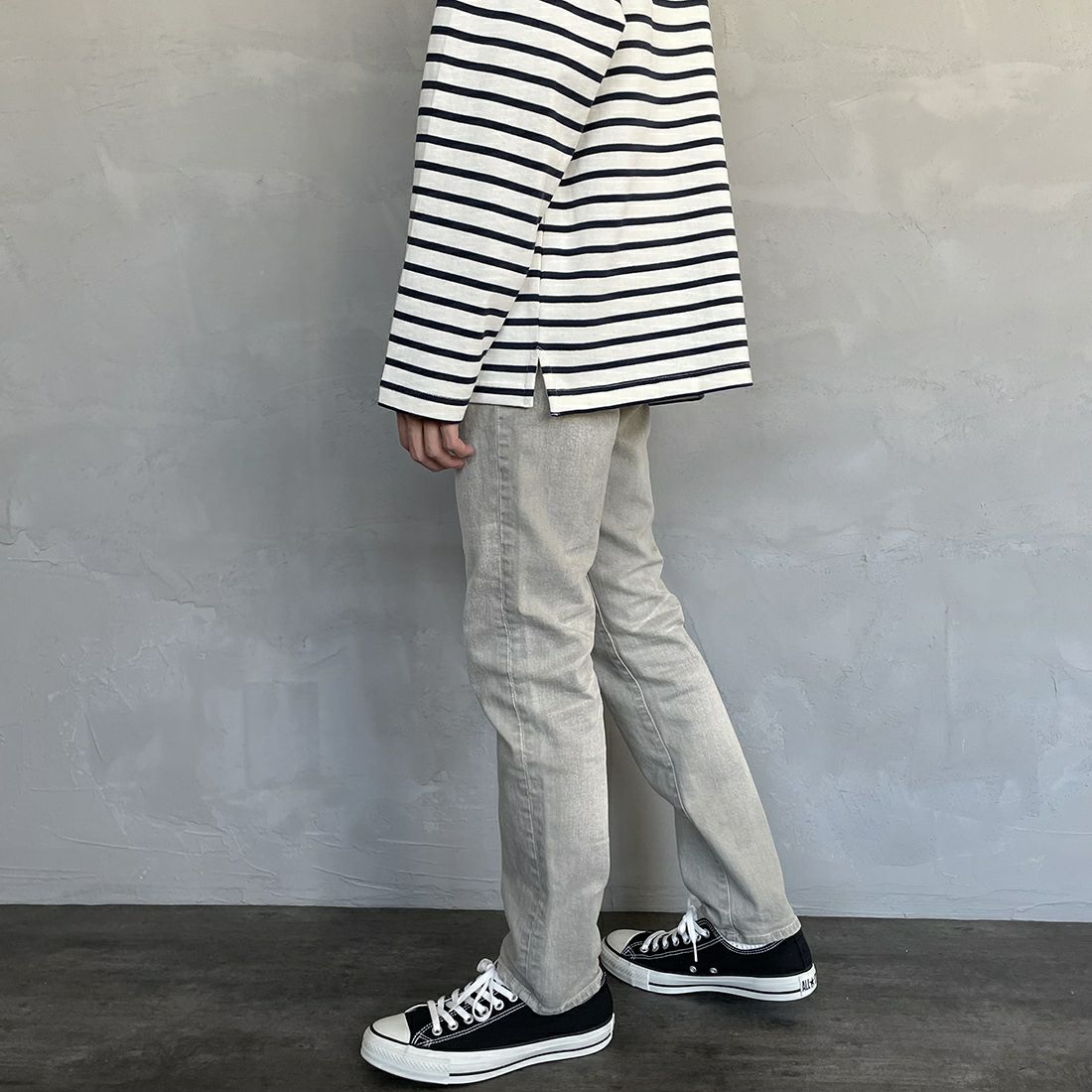 YANUK [ヤヌーク] テーパード PHILIP2/フィリップ2 [57231012] OCL &&モデル身長：168cm 着用サイズ：28&&