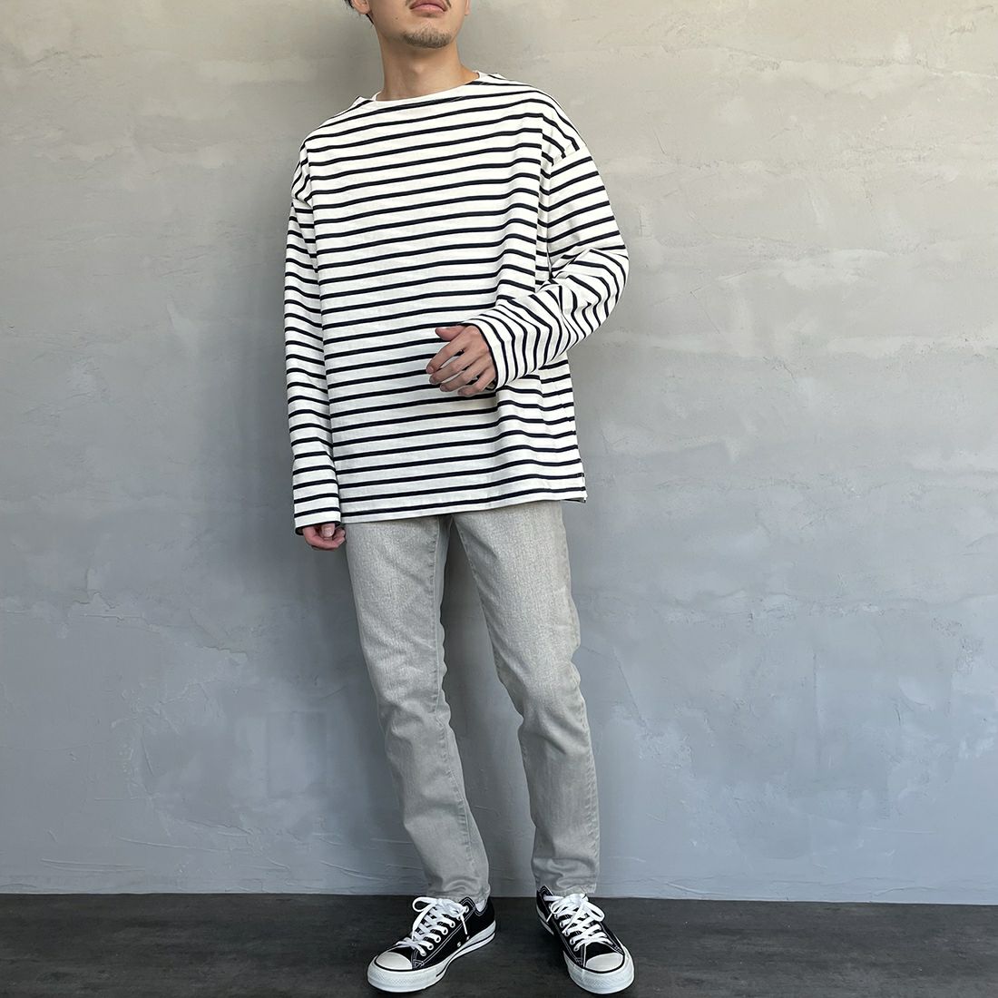 YANUK [ヤヌーク] テーパード PHILIP2/フィリップ2 [57231012] OCL &&モデル身長：168cm 着用サイズ：28&&