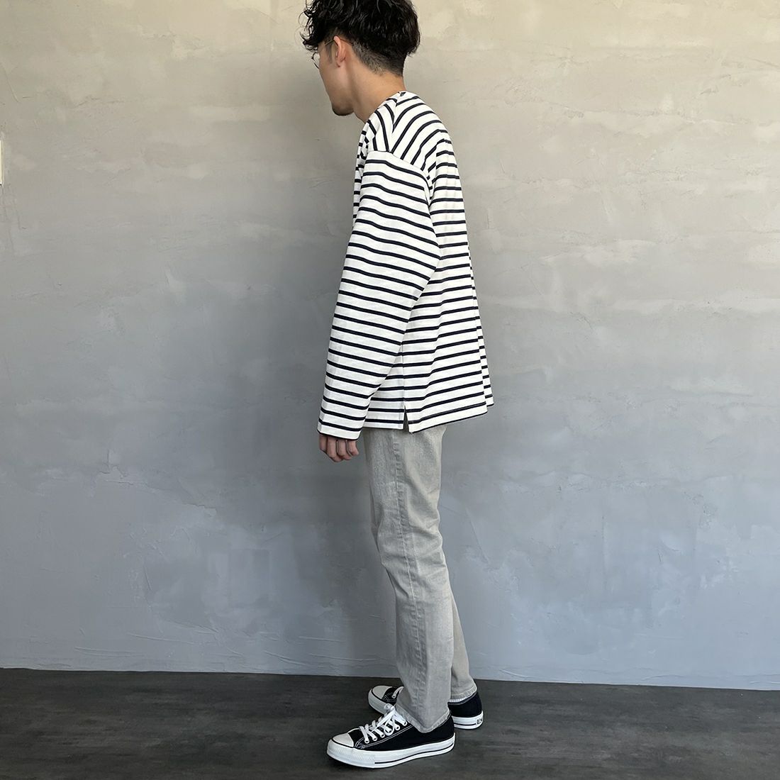 YANUK [ヤヌーク] テーパード PHILIP2/フィリップ2 [57231012] OCL &&モデル身長：168cm 着用サイズ：28&&