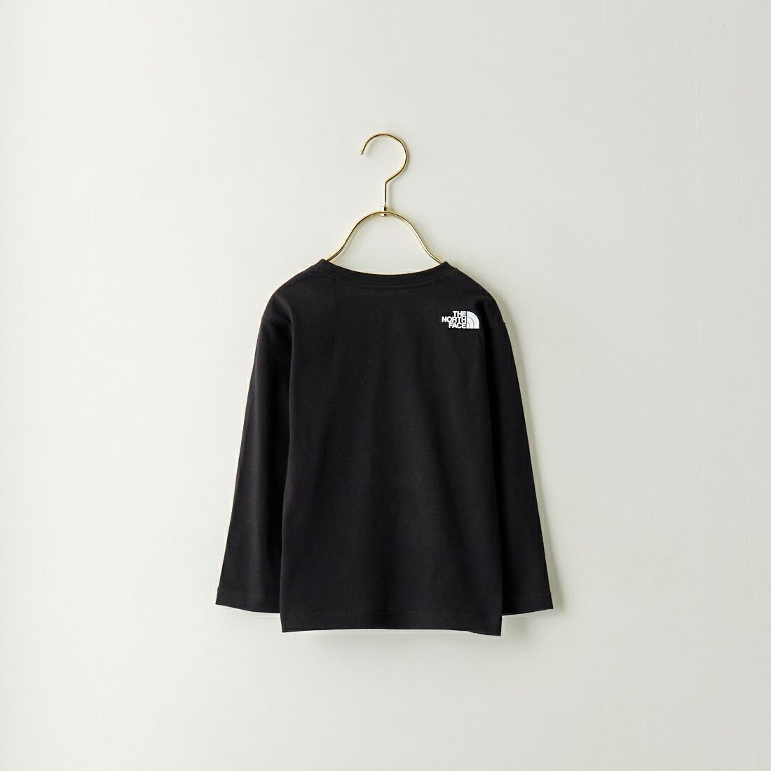 THE NORTH FACE [ザ ノースフェイス] ロングスリーブスモールスクエアロゴTシャツ [NTJ32357] Ｋﾌﾞﾗｯｸ