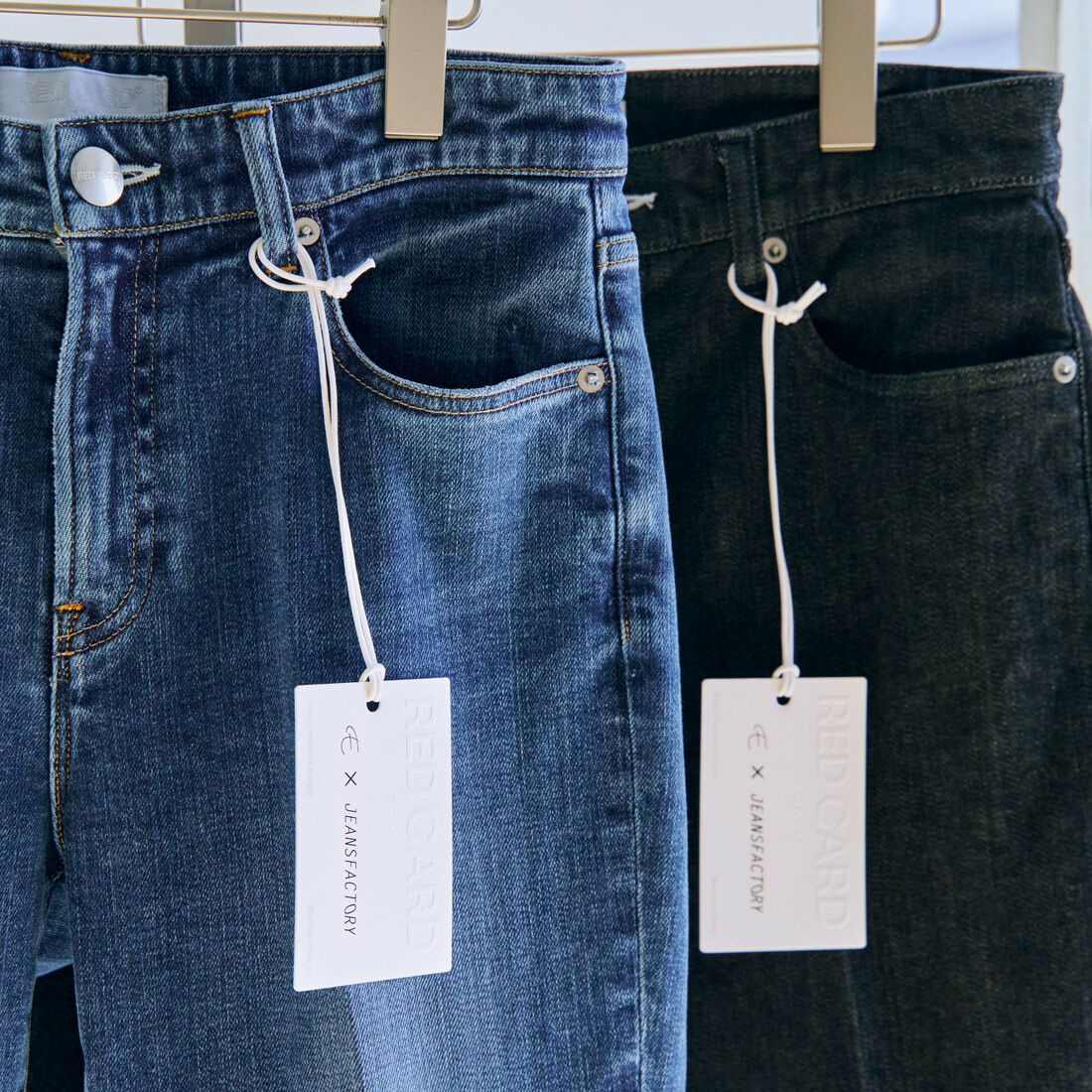 RED CARD TOKYO [レッドカード トーキョー] 辺見えみりコラボレーションモデル Emily ミッドライズフレアデニム [603513HE01-JF] C-BLK RINS