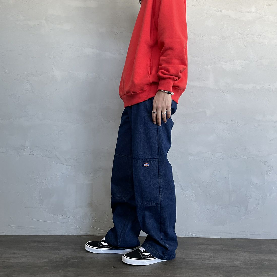 Dickies [ディッキーズ] デニムダブルニーワークパンツ [18452900