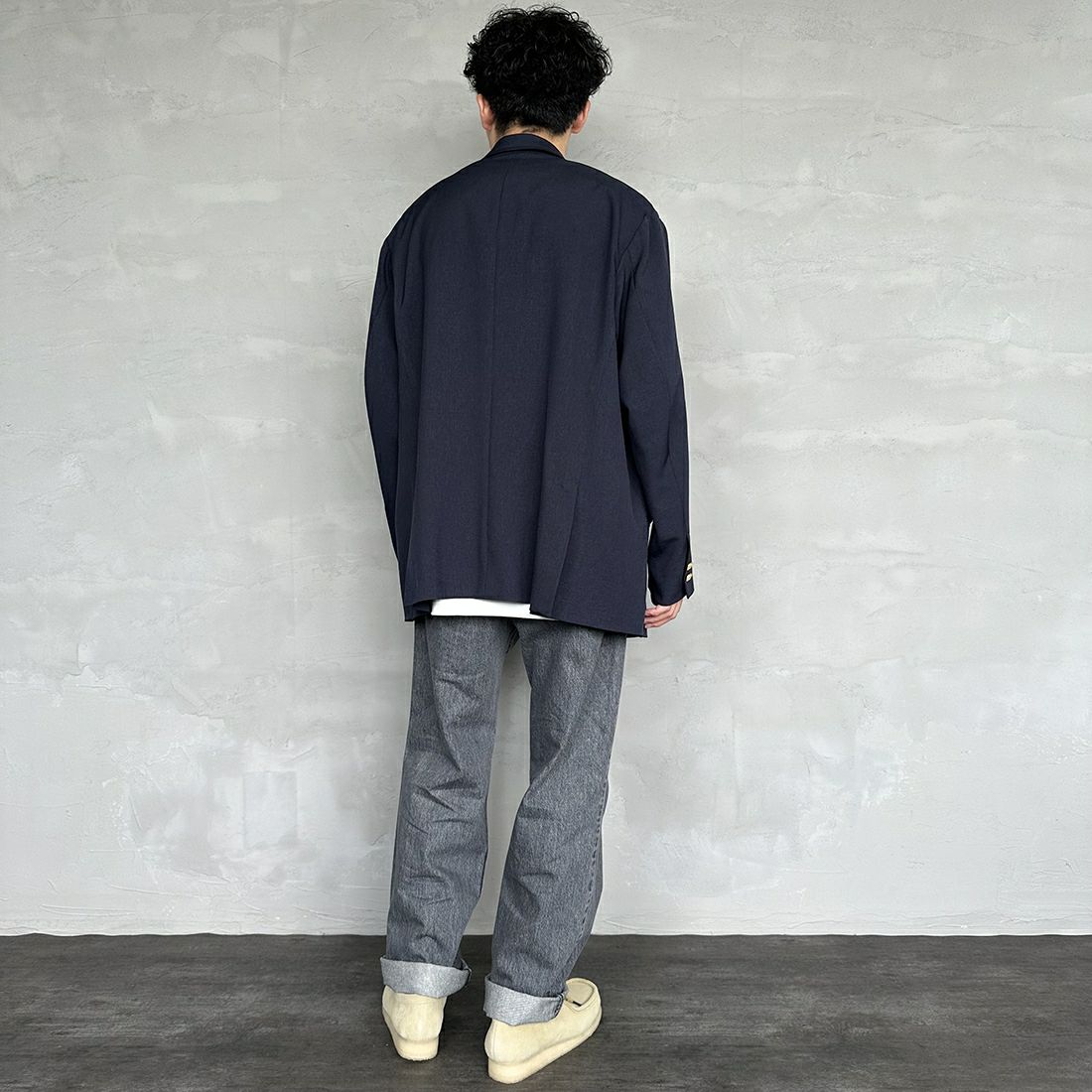 NEEDBY heritage [ニードバイヘリテージ] 別注 JOE ストレートデニム [JOE-JF] DG &&モデル身長：168cm 着用サイズ：31&&