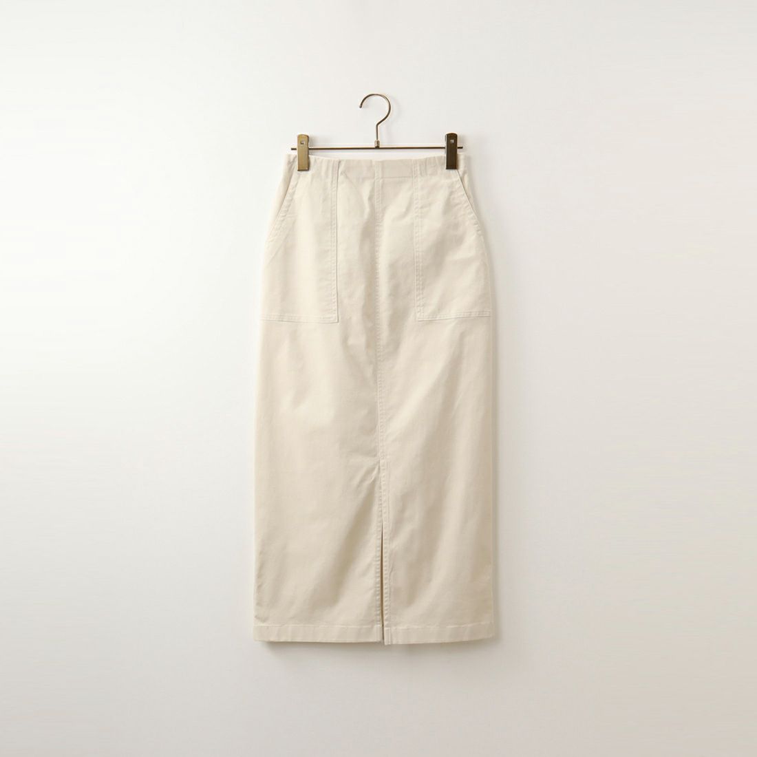 Jeans Factory Clothes [ジーンズファクトリークローズ] コットンストレッチタイトベイカースカート [ISJF-01] NATURAL