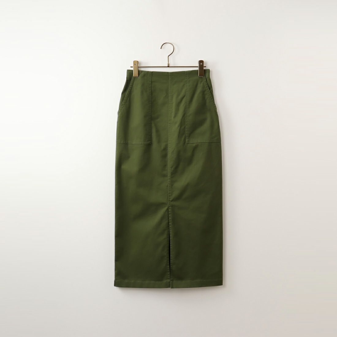 Jeans Factory Clothes [ジーンズファクトリークローズ] コットンストレッチタイトベイカースカート [ISJF-01] KHAKI