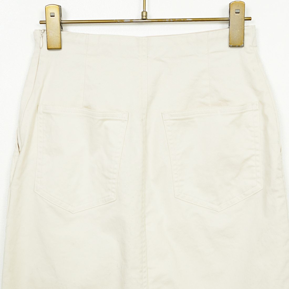 Jeans Factory Clothes [ジーンズファクトリークローズ] コットンストレッチタイトベイカースカート [ISJF-01] IVORY