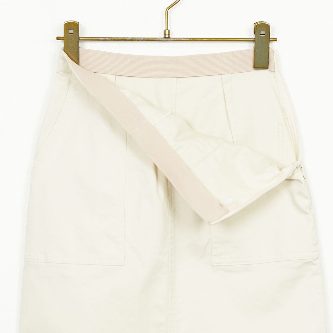 Jeans Factory Clothes [ジーンズファクトリークローズ] コットンストレッチタイトベイカースカート [ISJF-01] IVORY