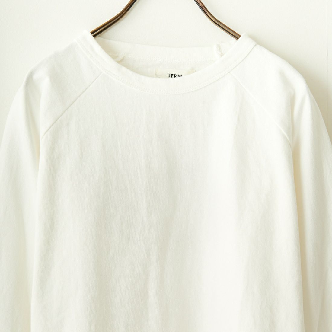 Jf Ready Made [ジェイエフレディメイド] USAコットン7分袖Tシャツ [JFS-2111] 01 O.WHITE