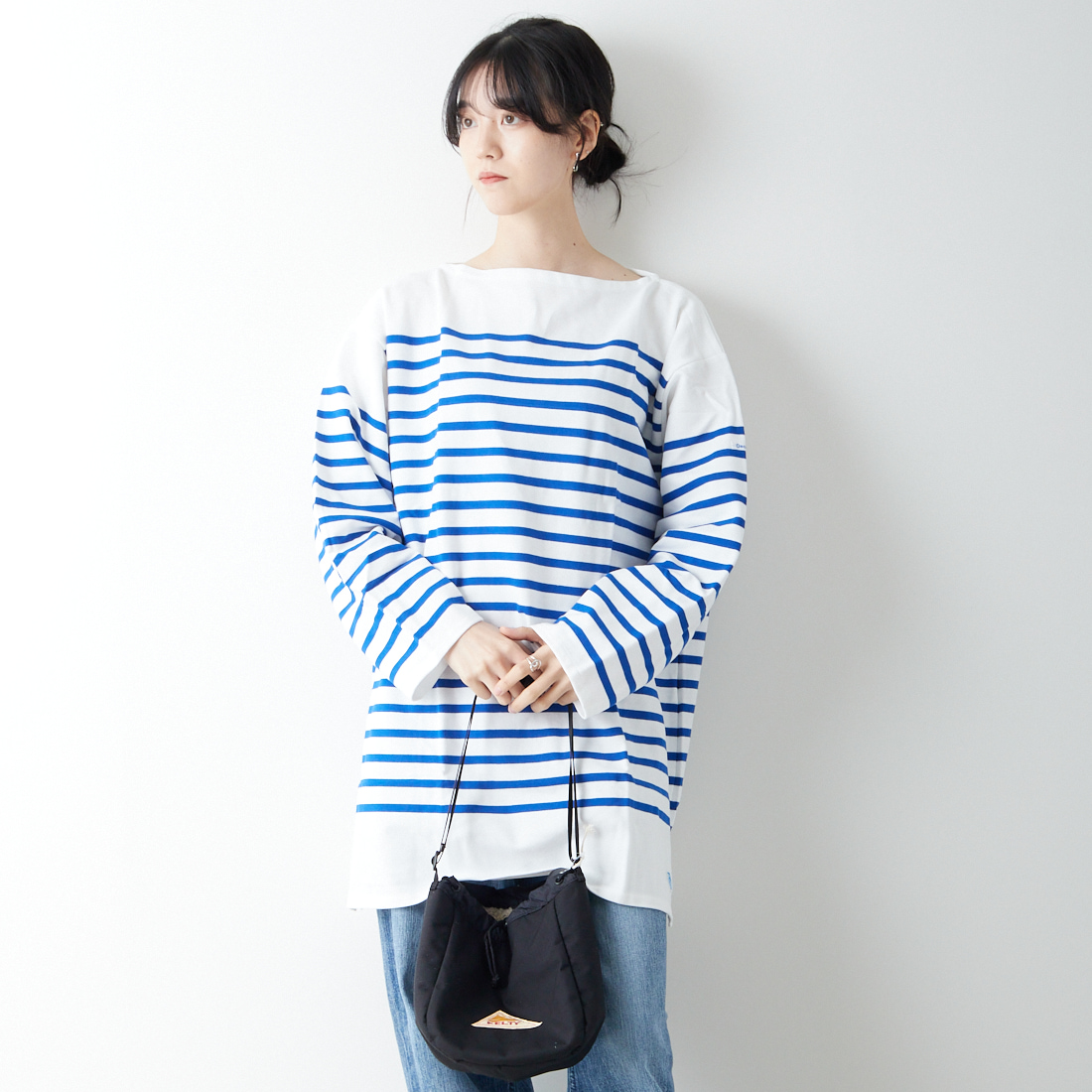 ORCIVAL [オーシバル] ボートネックボーダーTシャツ [6101C]｜ジーンズ 