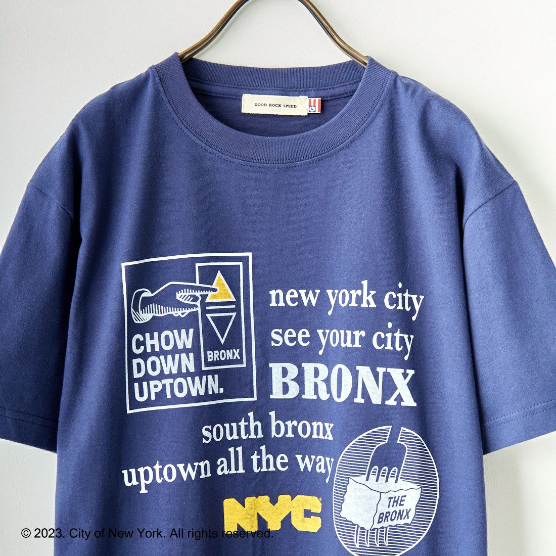GOOD ROCK SPEED [グッドロックスピード] NYC Tシャツ [23NYC014W] NAVY