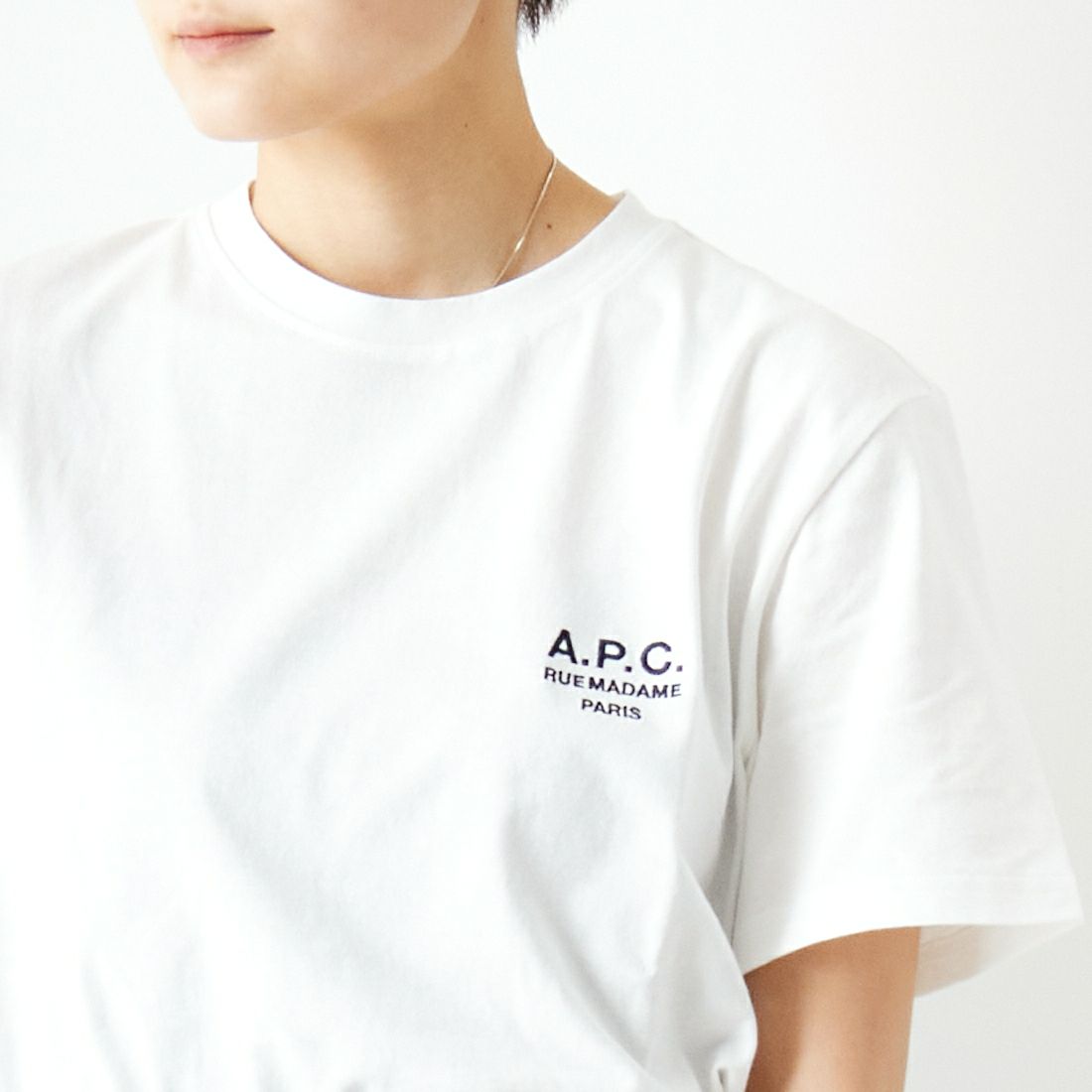 A.P.C. [アー・ペー・セー] RAYMOND Tシャツ [T-SHIRT-RAYMOND] 90 BLANC
