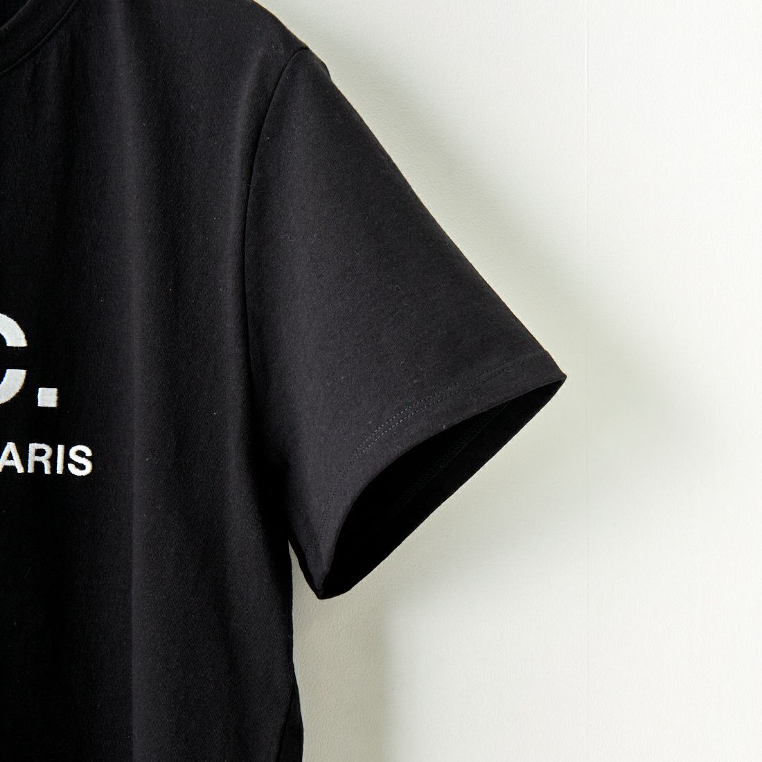 A.P.C. [アー・ペー・セー] RUE MADAME プリントTシャツ [RUE-MADAME] 99 NOIR