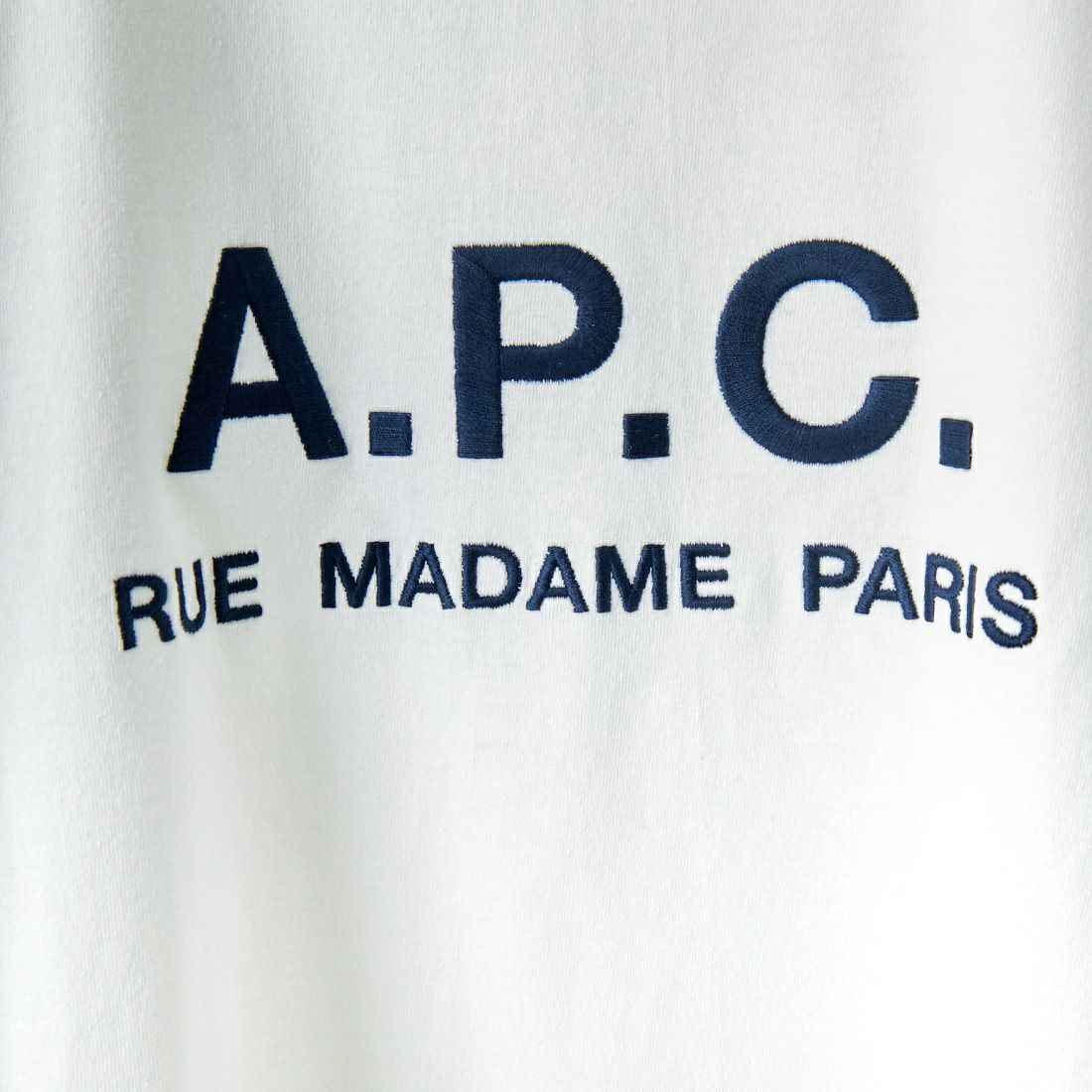 A.P.C. [アー・ペー・セー] RUE MADAME プリントTシャツ [RUE-MADAME] 90 BLANC
