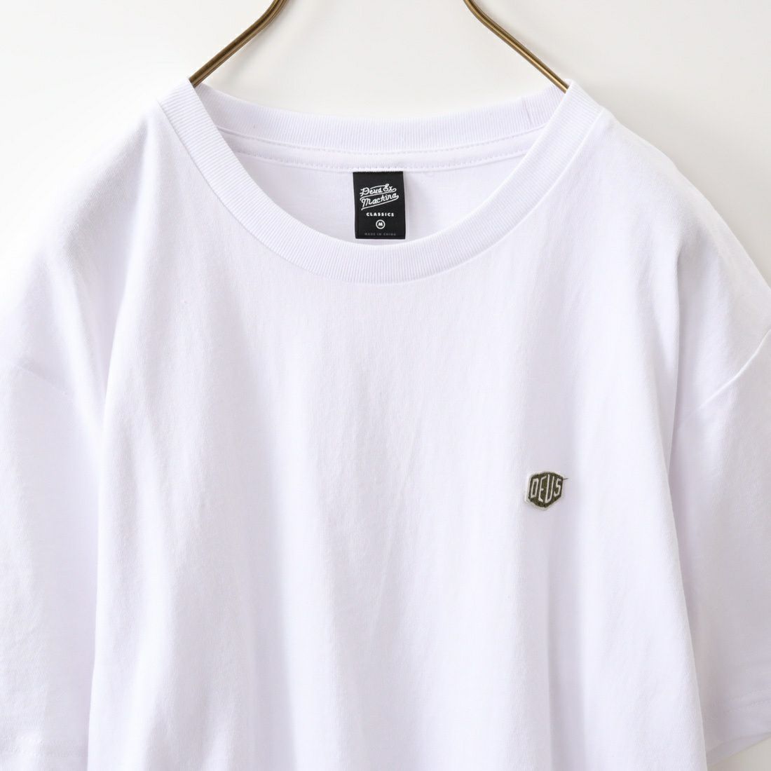 DEUS EX MACHINA [デウス エクス マキナ] シールドスタンダードTシャツ [T-DMF201877] WHITE