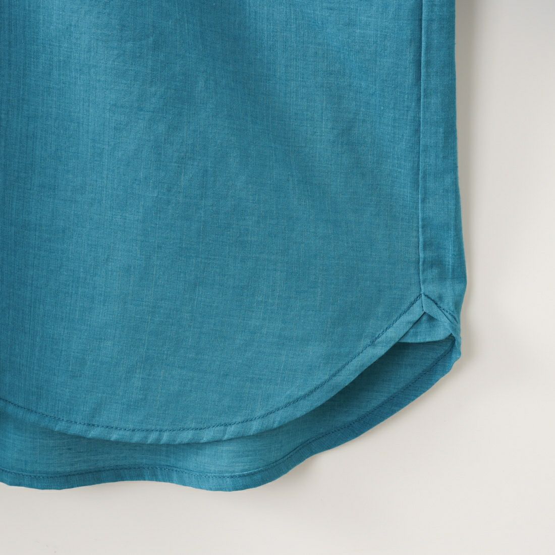 Jeans Factory Clothes [ジーンズファクトリークローズ] ロングスリーブ テックリネンバンドカラーシャツ [EPC-31100] 5 BLUE