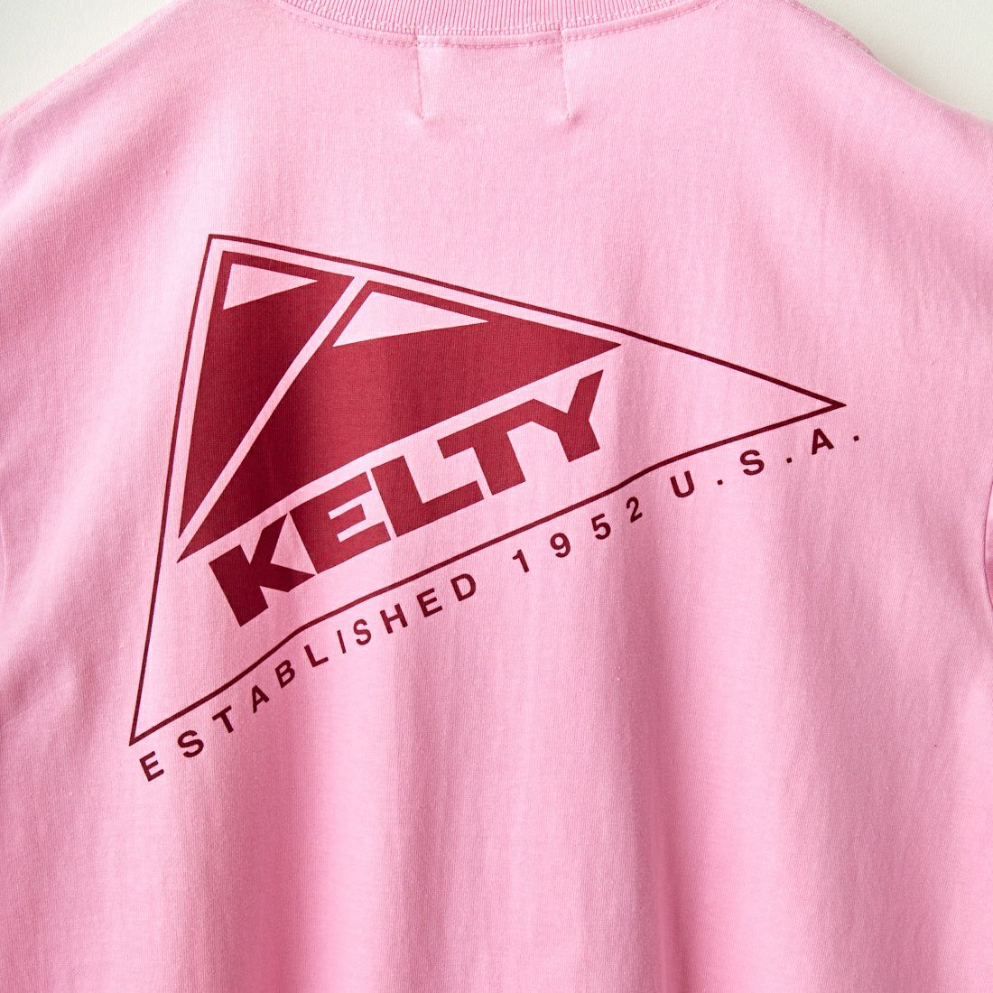 KELTY [ケルティ] 別注 バックロゴプリント ショートスリーブTシャツ [KB23113098-JF] ﾋﾟﾝｸ