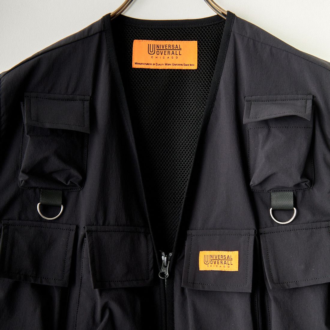 UNIVERSAL OVERALL [ユニバーサルオーバーオール] 別注 MAKINOガーデナーベスト [U2313404IN-JF] BLACK