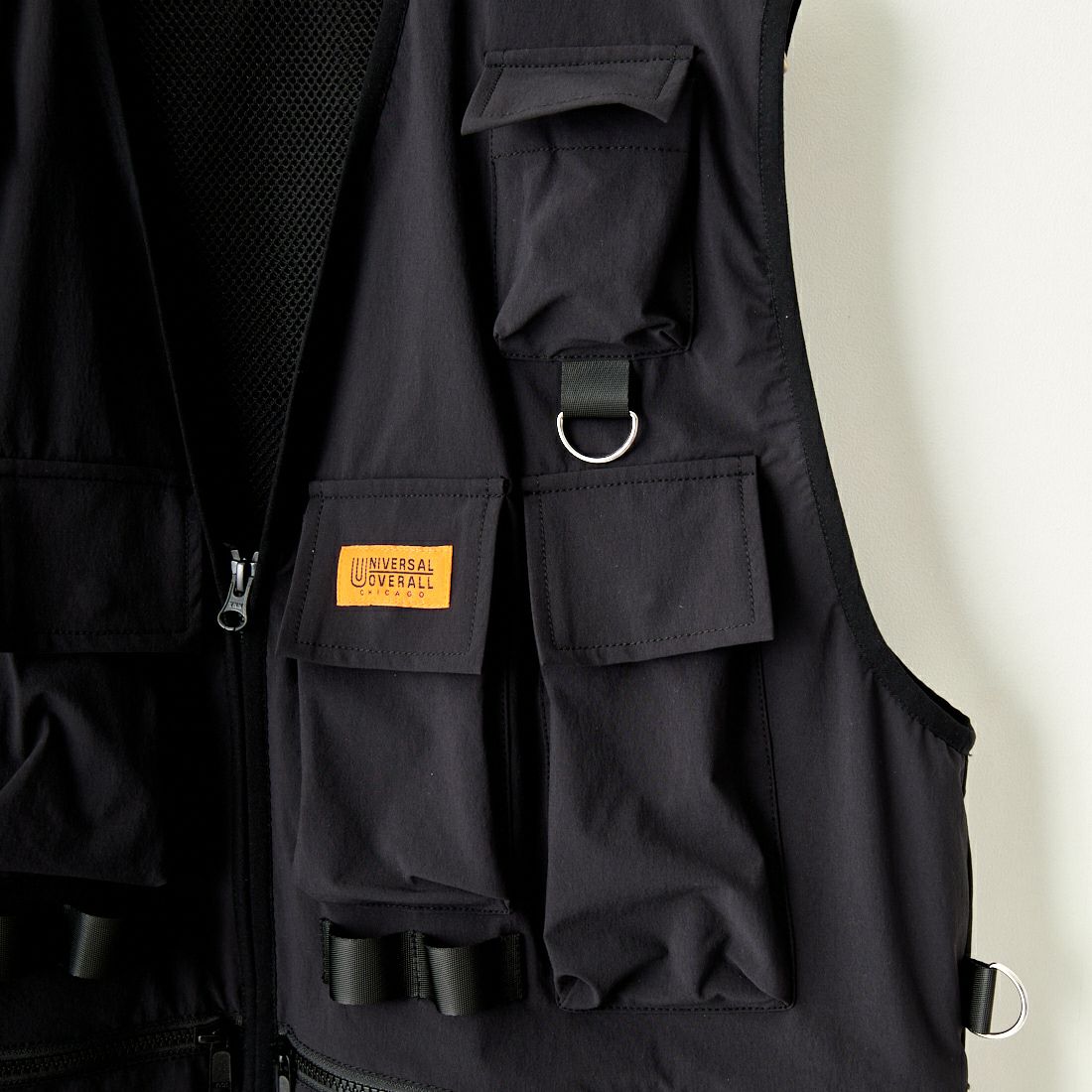 UNIVERSAL OVERALL [ユニバーサルオーバーオール] 別注 MAKINOガーデナーベスト [U2313404IN-JF] BLACK