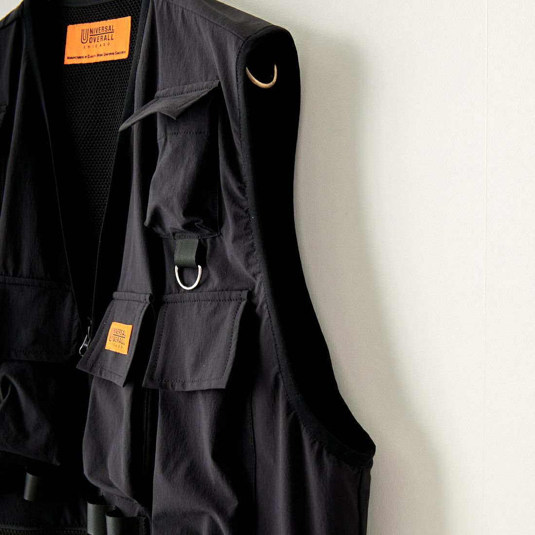 UNIVERSAL OVERALL [ユニバーサルオーバーオール] 別注 MAKINOガーデナーベスト [U2313404IN-JF] BLACK