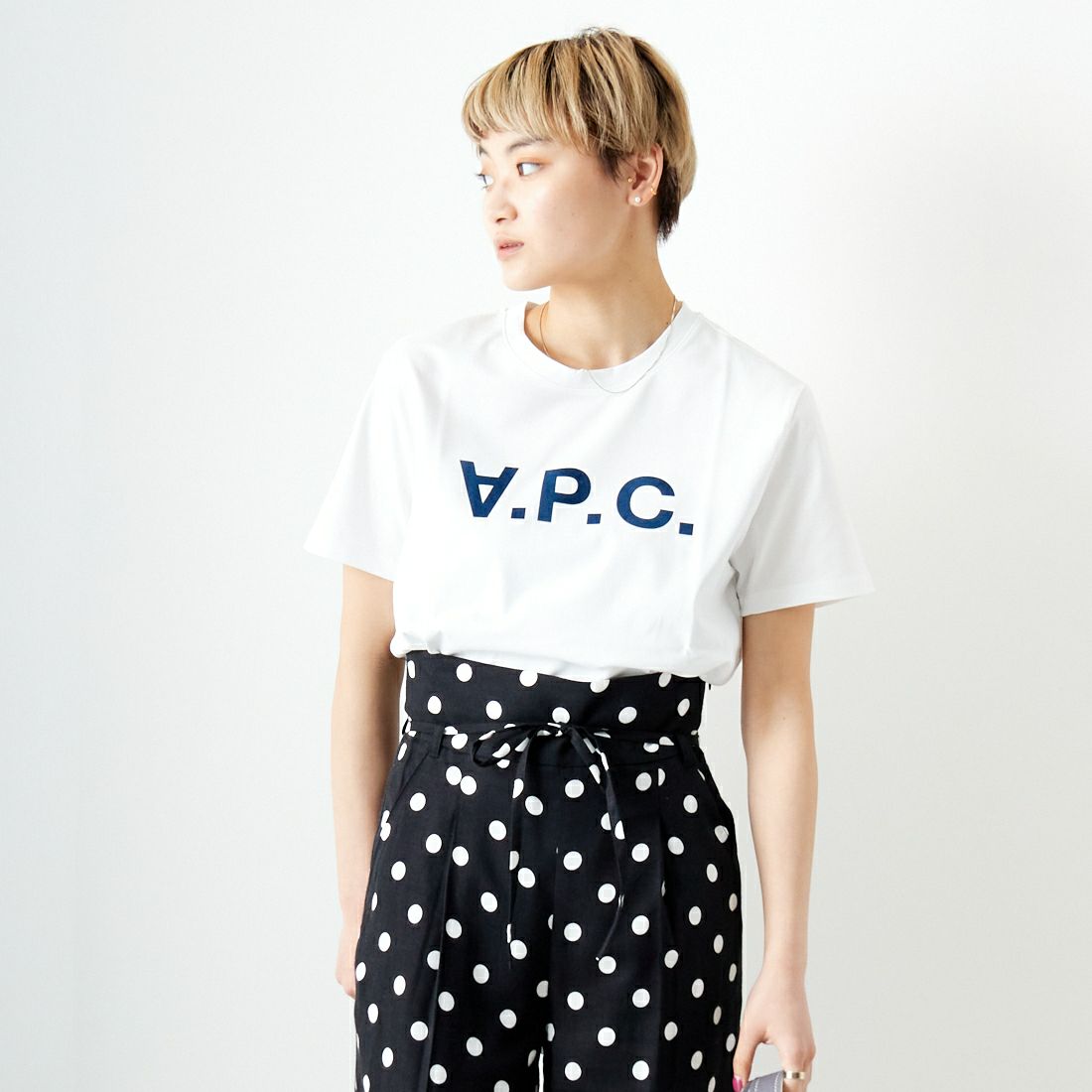 A.P.C. [アー・ペー・セー] VPCロゴTシャツ [T-SHIRT-VPC-BLANC-H]