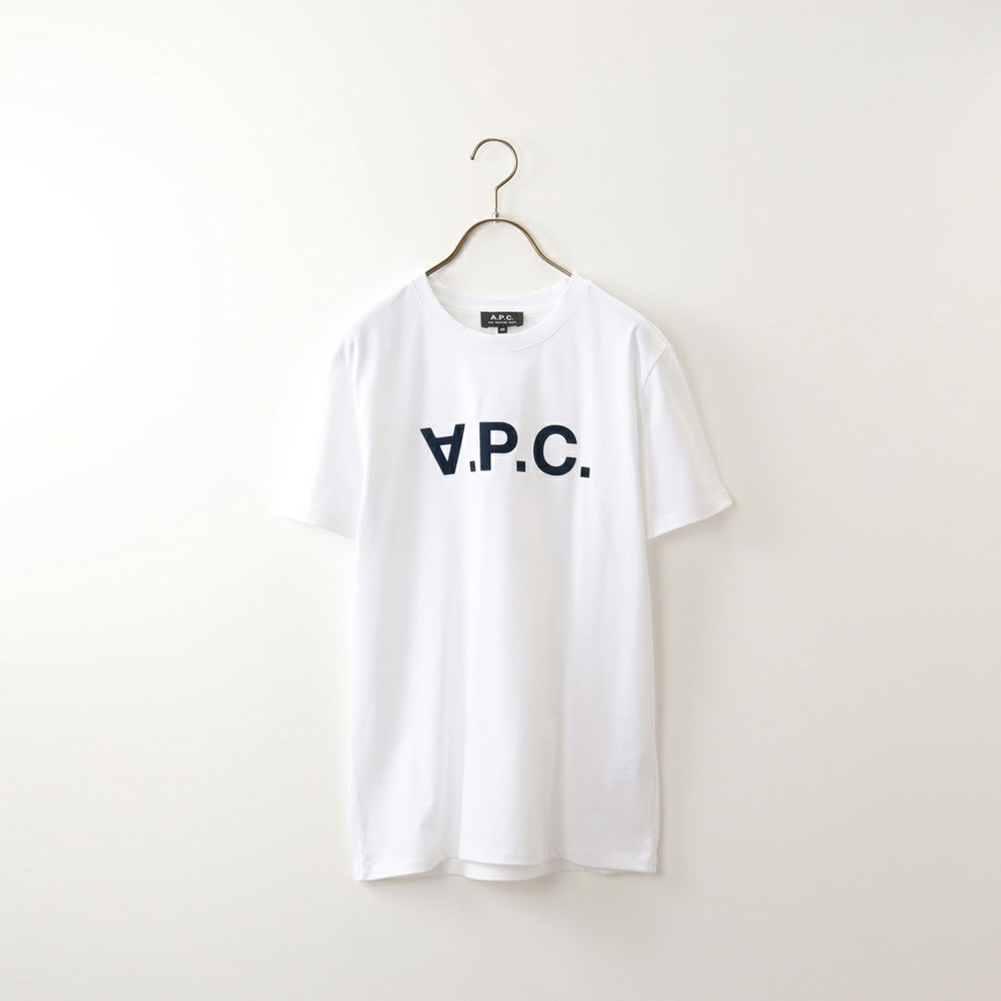 A.P.C. [アー・ペー・セー] VPCロゴTシャツ [T-SHIRT-VPC-BLANC-H] 39 D.NAVY