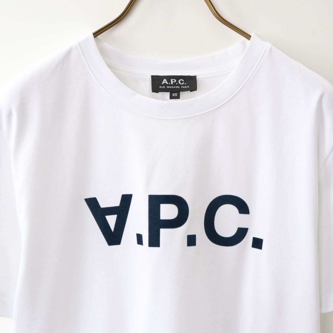A.P.C. [アー・ペー・セー] VPCロゴTシャツ [T-SHIRT-VPC-BLANC-H] 39 D.NAVY