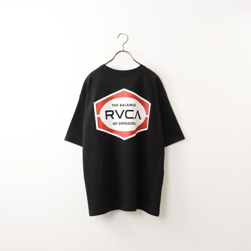 RVCA [ルーカ] INDUSTRIAL バックプリントTシャツ [BD041-224] BLK
