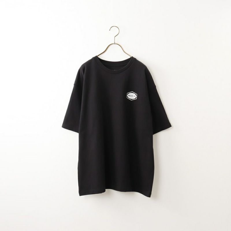 RVCA [ルーカ] INDUSTRIAL バックプリントTシャツ [BD041-224] BLK