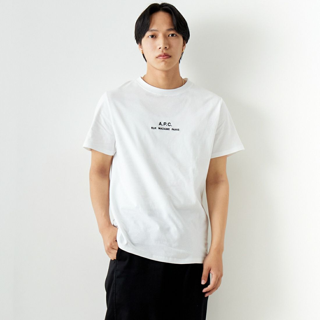 A.P.C. [アー・ペー・セー] RUE MADAMEプリントTシャツ [PETITE-RUE-MADAME]