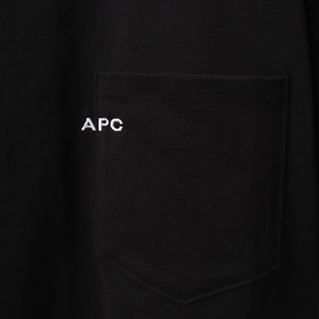 A.P.C. [アー・ペー・セー] ポケットTシャツ [POCKET-EMB-T] 99NOIR