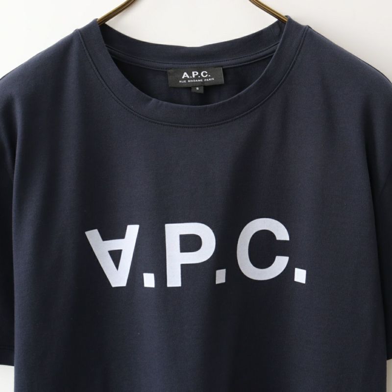 A.P.C. [アー・ペー・セー] VPCロゴTシャツ [T-SHIRT-VPC-COLOR-H] 38 D.NAVY