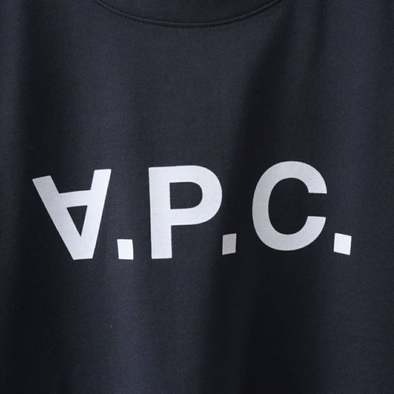 A.P.C. [アー・ペー・セー] VPCロゴTシャツ [T-SHIRT-VPC-COLOR-H] 38 D.NAVY