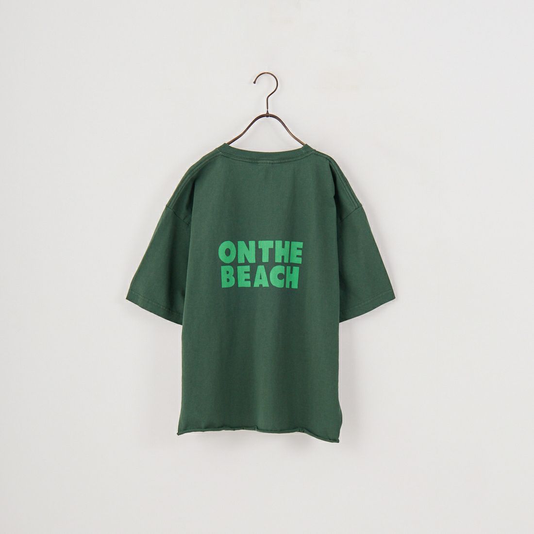 FUNG [ファング] HOLIDAY カットオフプリントTシャツ [HOLIDAY] GR/GREEN