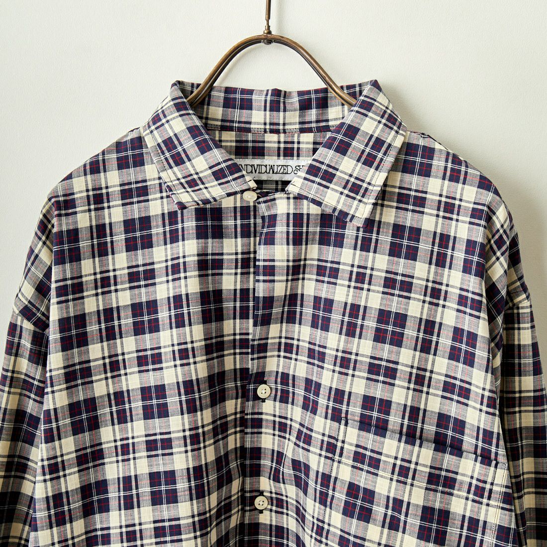 INDIVIDUALIZED SHIRTS [インディビジュアライズド シャツ] 別注 リラックスフィット チェックシャツ [IS200016000-JF] A70NBP-L