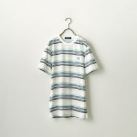 FRED PERRY [フレッドペリー] ワンポイントロゴ刺繍ボーダーTシャツ 