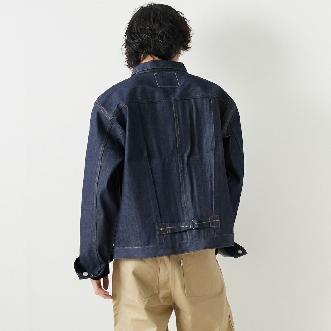 LEVIS Vintage Clothing [リーバイス ヴィンテージ クロージング] 1936モデル TYPE1ジャケット [70506-00] 28 RIGID &&モデル身長：182cm 着用サイズ：XXL&&