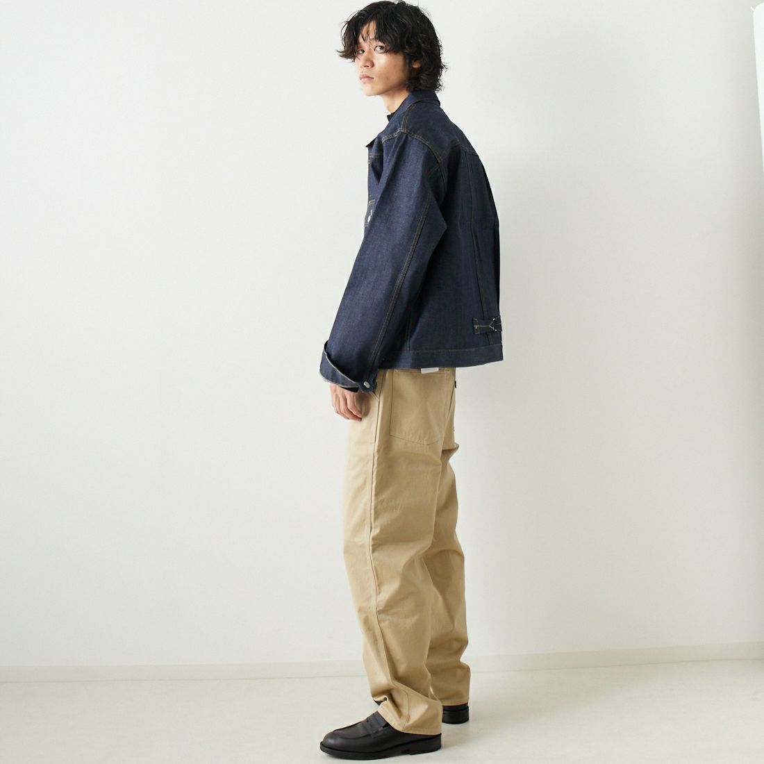 LEVIS Vintage Clothing [リーバイス ヴィンテージ クロージング] 1936モデル TYPE1ジャケット [70506-00] 28 RIGID &&モデル身長：182cm 着用サイズ：XXL&&