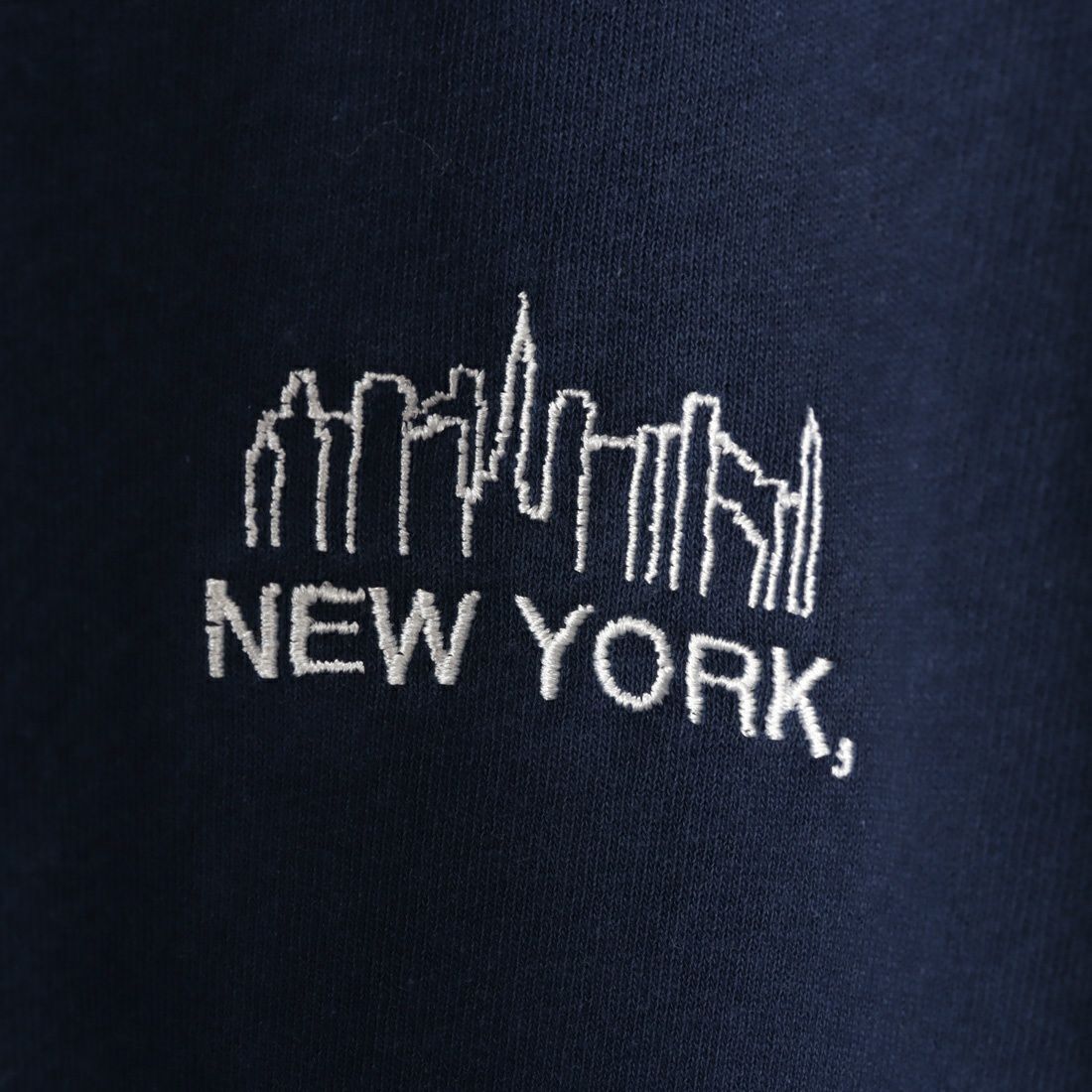 MANHATTAN PORTAGE [マンハッタンポーテージ] 別注 バックフォトプリントTシャツ [23SSMP-IN36-JF] NAVY