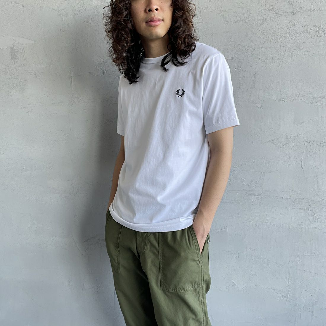 半額】 フレッドペリー PERRY FRED ティップライン Tシャツ ワン