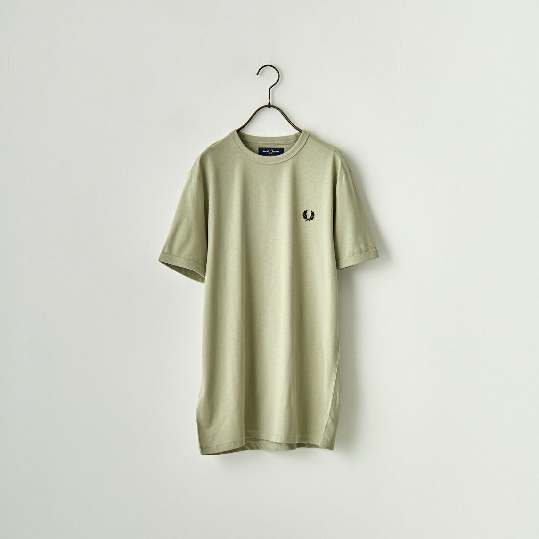 ［FRED PERRY/フレッドペリー] ワンポイントロゴ刺繍ボーダーTシャツ