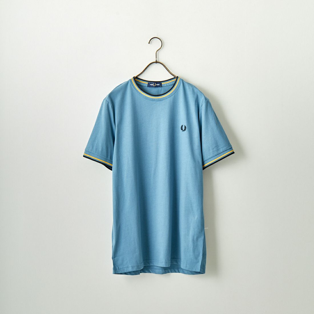 FRED PERRY [フレッドペリー] ツインティップTシャツ [M1588] Q47 ASH BL