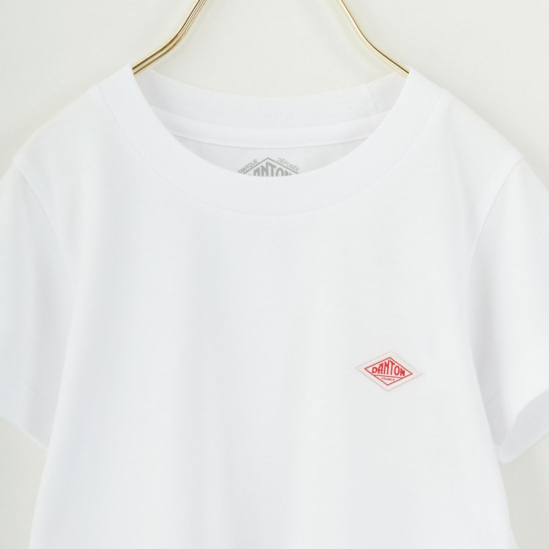 DANTON [ダントン] キッズクルーネックTシャツ [DT-C0206CVT] WHITE