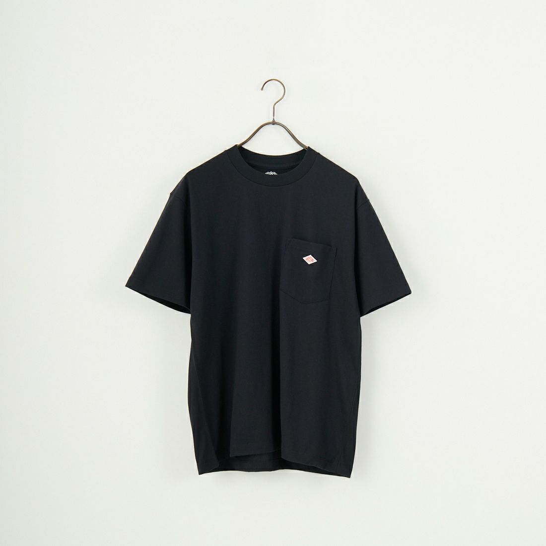 DANTON [ダントン] ソリッド ポケットTシャツ [DT-C0197TCB] BLACK