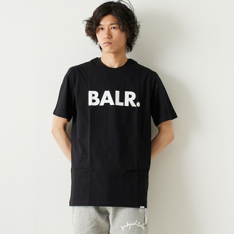 未使用】BALR . ボーラー Tシャツ Brand T ロゴ 黒 L-eastgate.mk