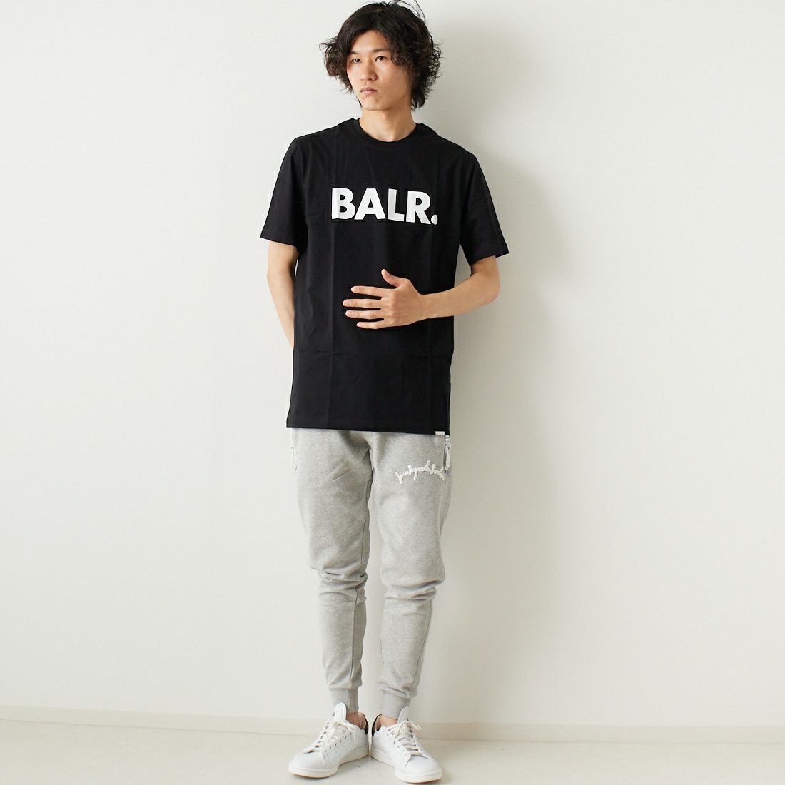 BALR.ボーラー Tシャツ BRAND SHIRT B10001 サイズ:M 色:ブラック(0001) 即納特典付き - トップス