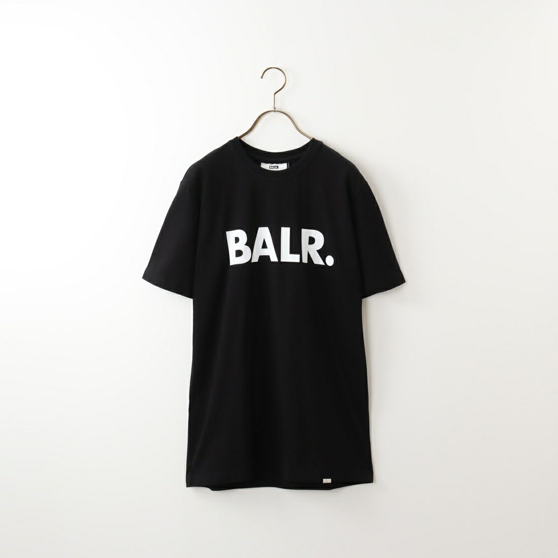 BALR. [ボーラー] ロゴプリントストレートTシャツ [B11121048] JET BLACK