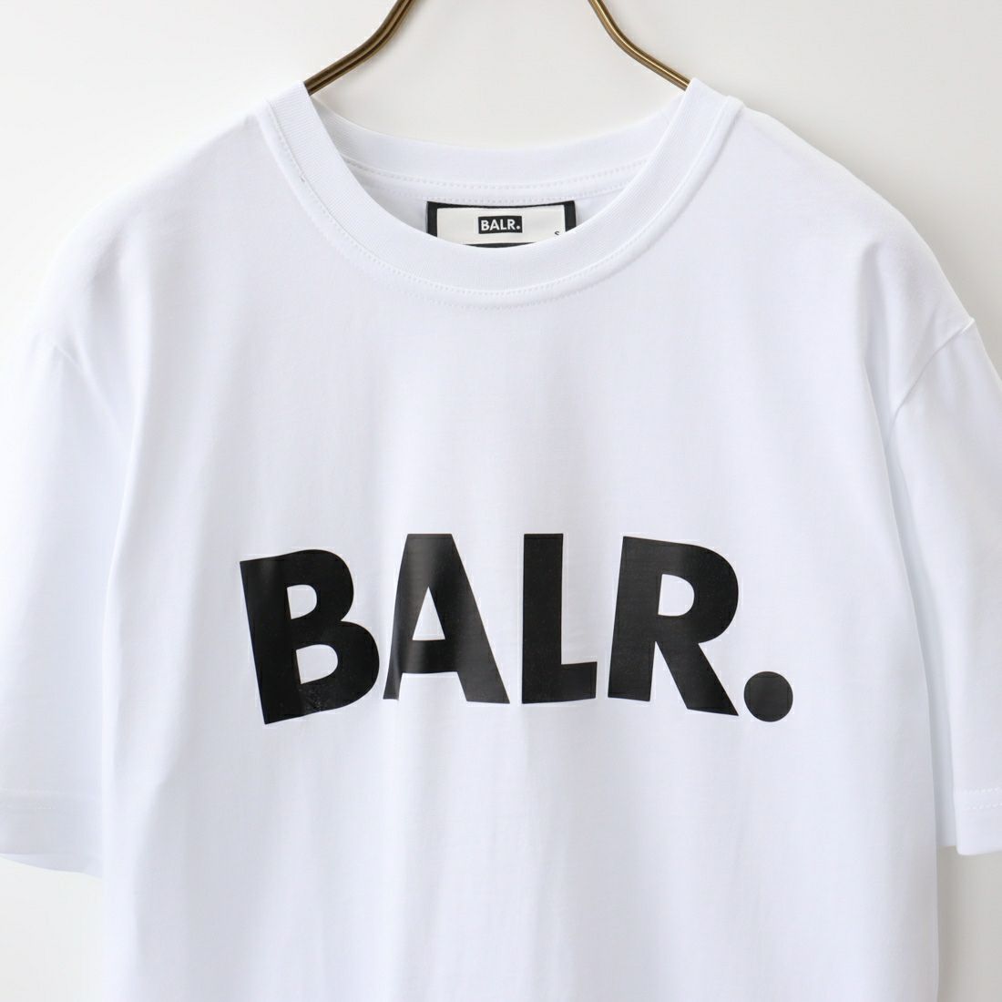BALR. [ボーラー] ロゴプリントストレートTシャツ [B11121048] BRIGHT WHT