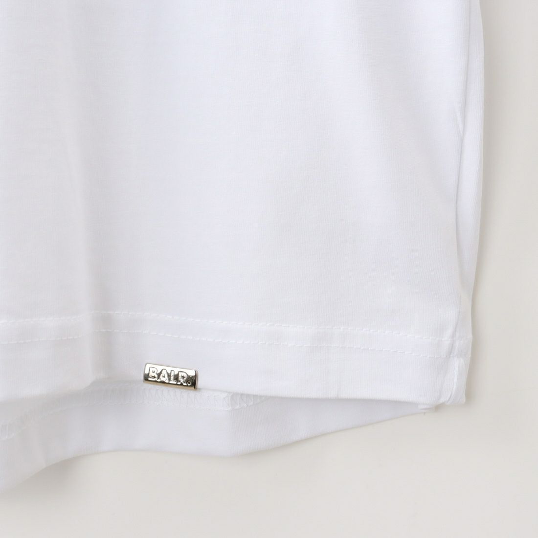 BALR. [ボーラー] ロゴプリントストレートTシャツ [B11121048] BRIGHT WHT