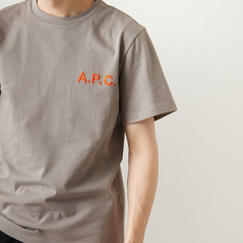A.P.C. [アー・ペー・セー] 別注 ロゴ刺繍Tシャツ [BRODE-LOGO-JF]